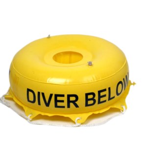 Diver Below Marker Buoy